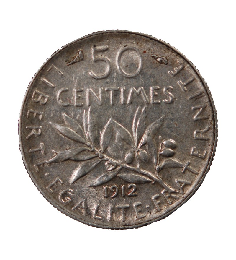 SEMEUSE - 50 CENTIMES ARGENT 1912