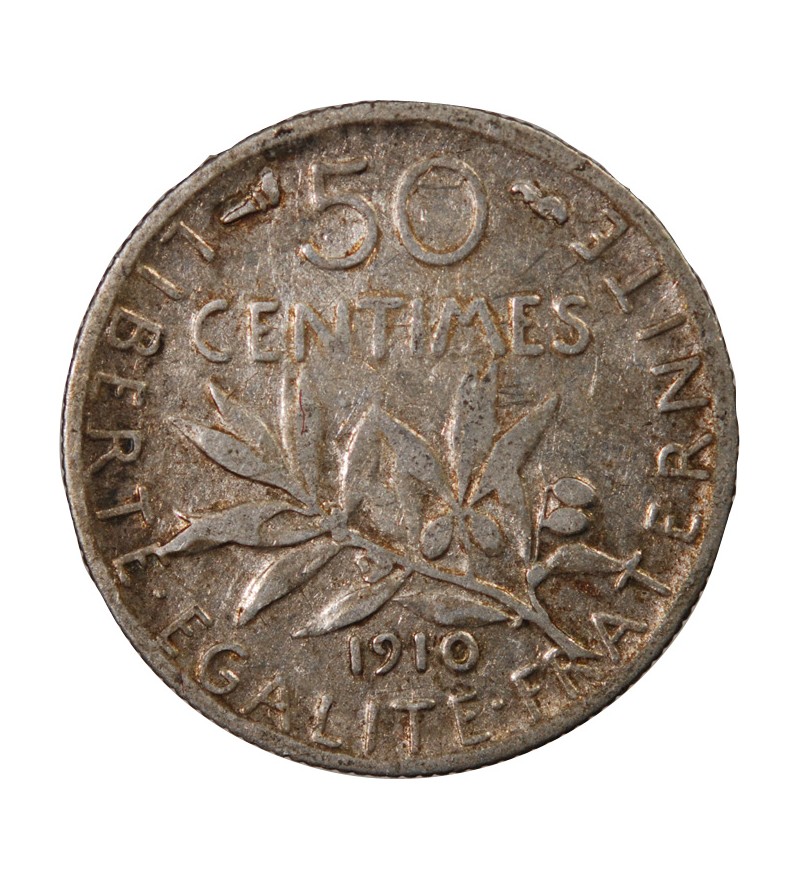 SEMEUSE - 50 CENTIMES ARGENT 1910