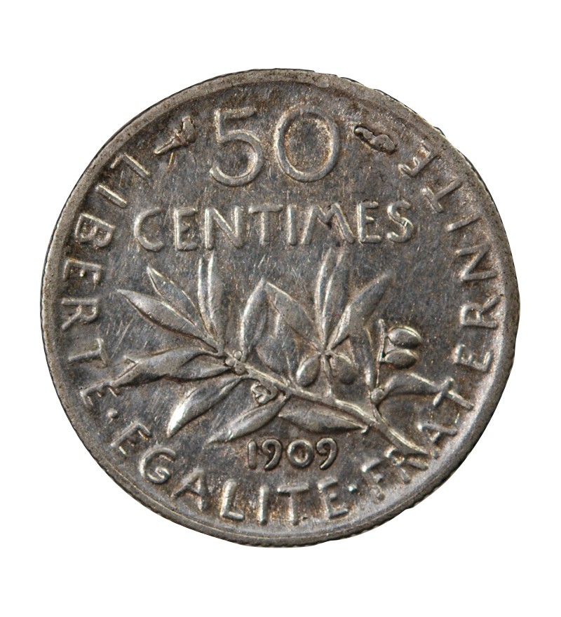 SEMEUSE - 50 CENTIMES ARGENT 1909