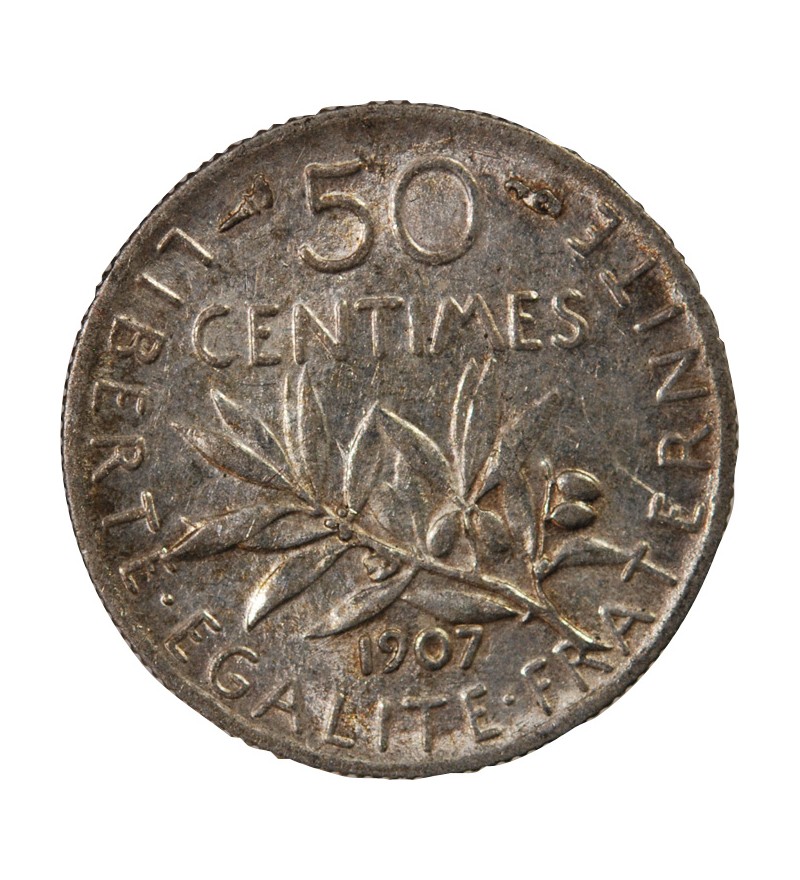 SEMEUSE - 50 CENTIMES ARGENT 1907