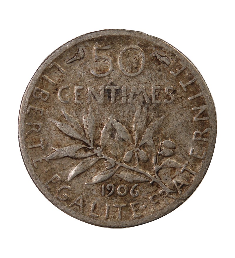 SEMEUSE - 50 CENTIMES ARGENT 1906