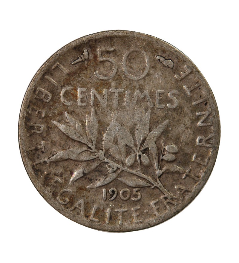 SEMEUSE - 50 CENTIMES ARGENT 1905