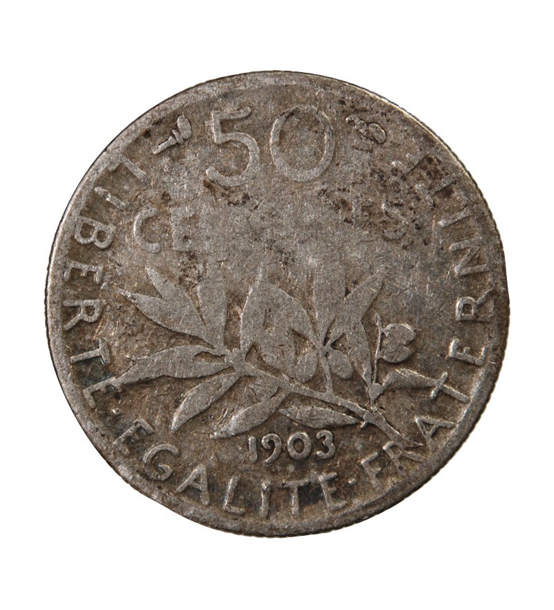 SEMEUSE - 50 CENTIMES ARGENT 1903