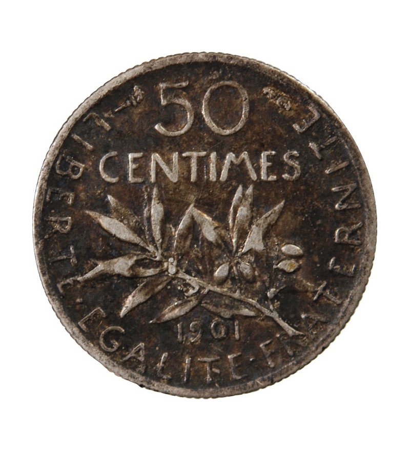 SEMEUSE - 50 CENTIMES ARGENT 1901