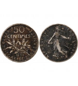 SEMEUSE - 50 CENTIMES ARGENT 1901 2