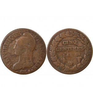 DUPRÉ - 5 CENTIMES AN 5 W LILLE 2