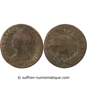 DUPRÉ - 5 CENTIMES AN 5 W LILLE