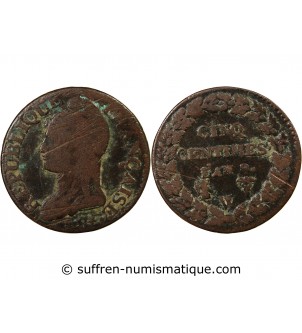 DUPRÉ - 5 CENTIMES AN 8 W LILLE