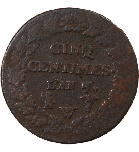 DUPRÉ - 5 CENTIMES AN 7 W LILLE