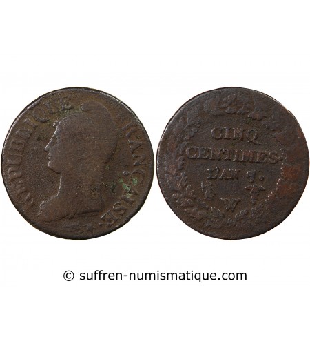 DUPRÉ - 5 CENTIMES AN 7 W LILLE
