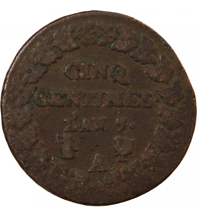 DUPRÉ - 5 CENTIMES AN 7 A PARIS