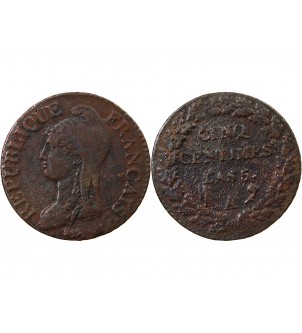 DUPRÉ - 5 CENTIMES AN 5 A PARIS 2