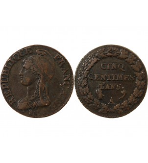 DUPRÉ - 5 CENTIMES AN 5 A PARIS 2