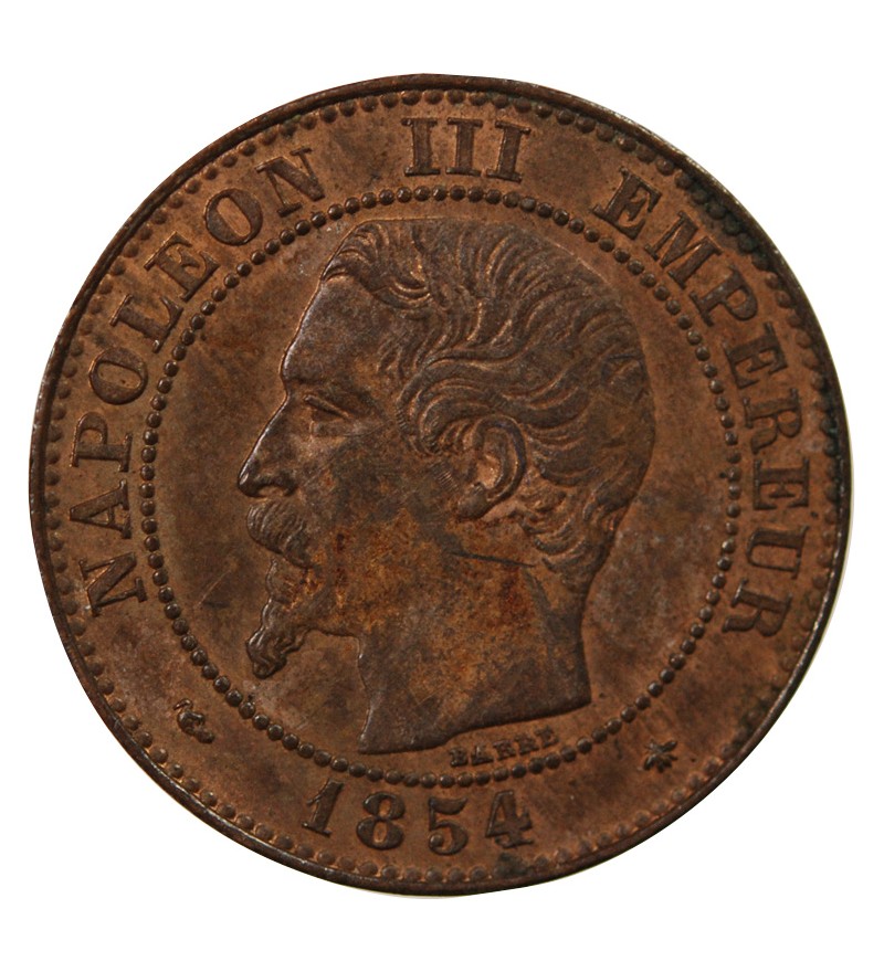 NAPOLEON III - 2 CENTIMES 1854 BB STRASBOURG