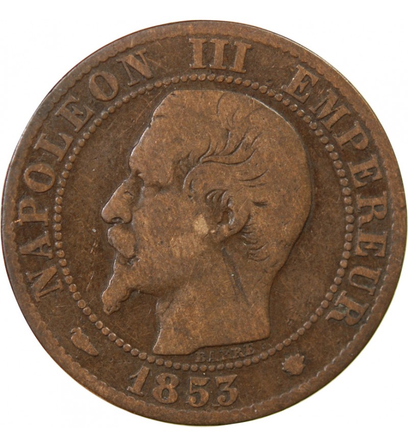 NAPOLEON III - 5 CENTIMES 1853 MA MARSEILLE