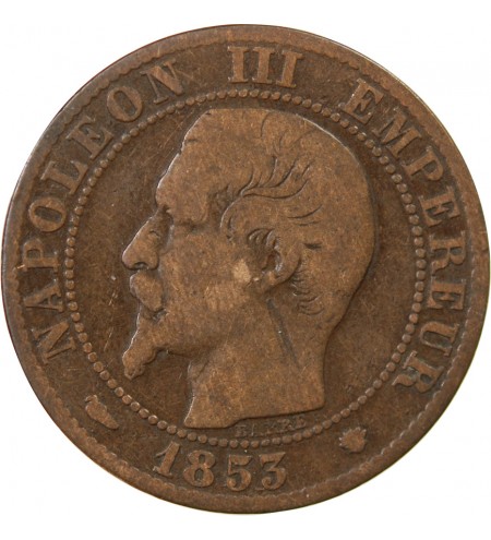 NAPOLEON III - 5 CENTIMES 1853 MA MARSEILLE