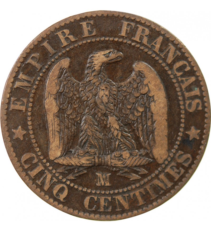 NAPOLEON III - 5 CENTIMES 1854 MA MARSEILLE