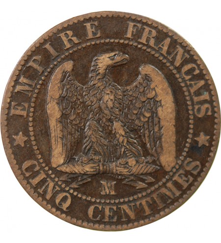 NAPOLEON III - 5 CENTIMES 1854 MA MARSEILLE