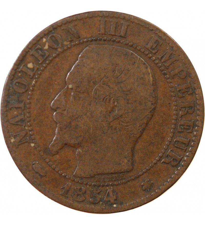 NAPOLEON III - 5 CENTIMES 1854 BB STRASBOURG