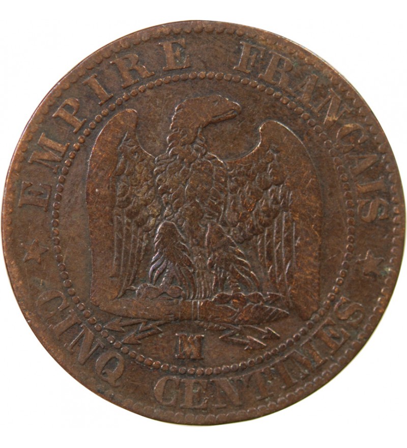 NAPOLEON III - 5 CENTIMES 1855 MA MARSEILLE - Ancre