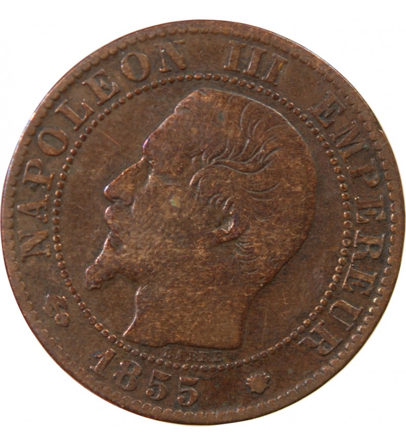 NAPOLEON III - 5 CENTIMES 1855 MA MARSEILLE - Ancre