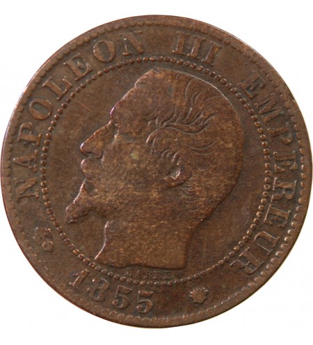 NAPOLEON III - 5 CENTIMES 1855 MA MARSEILLE - Ancre