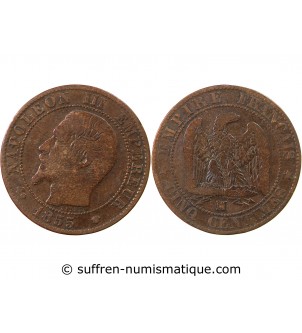 NAPOLEON III - 5 CENTIMES 1855 MA MARSEILLE - Ancre