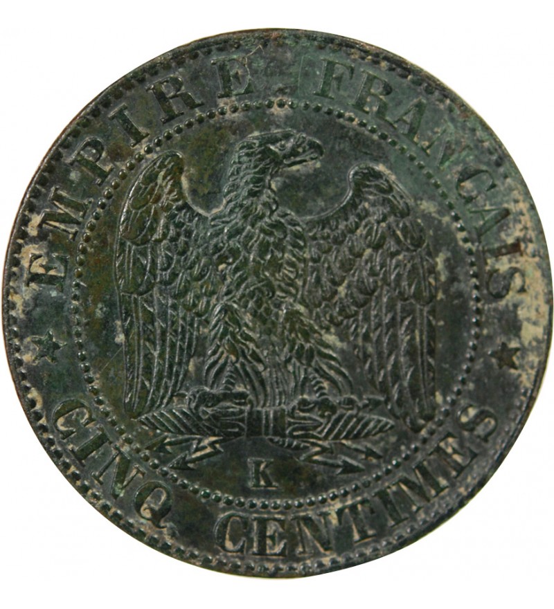 NAPOLEON III - 5 CENTIMES 1856 K BORDEAUX
