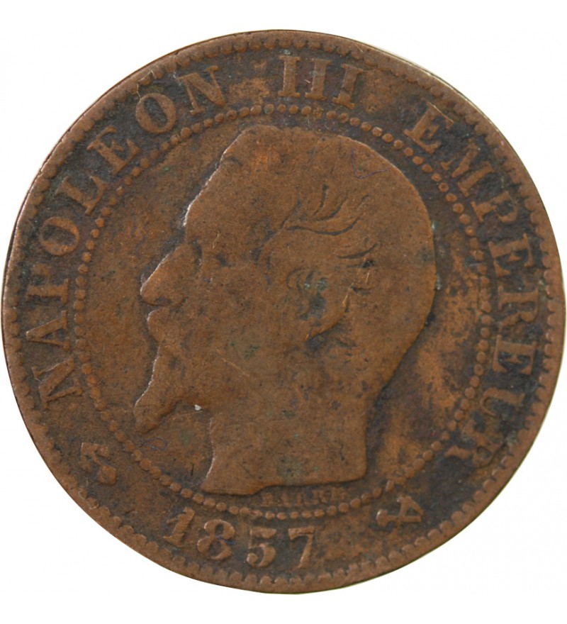 NAPOLEON III - 5 CENTIMES 1857 B ROUEN