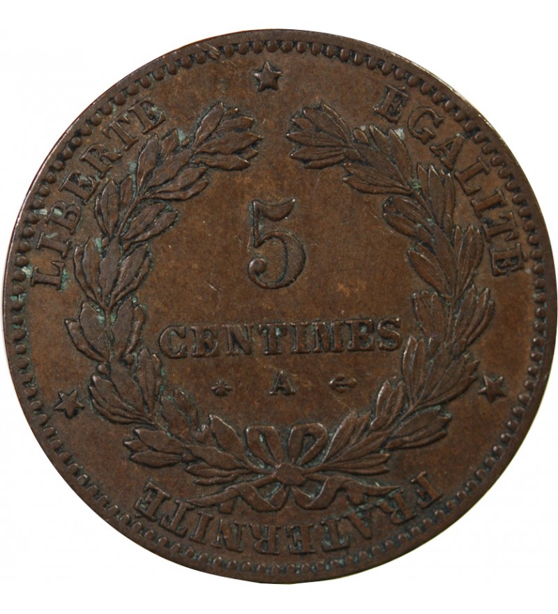 CERES - 5 CENTIMES 1877 A PARIS