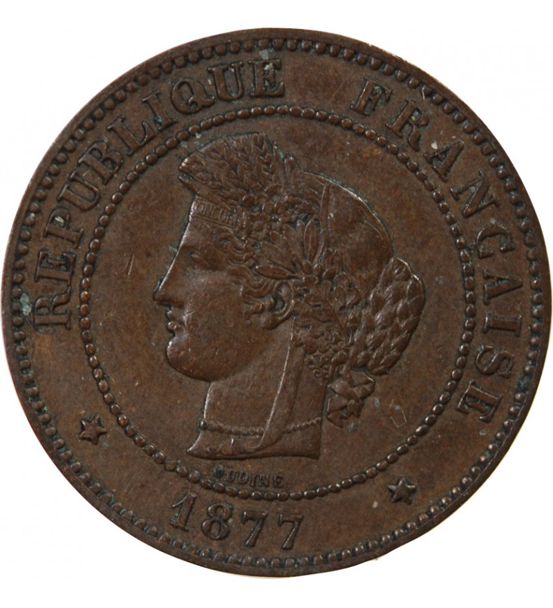 CERES - 5 CENTIMES 1877 A PARIS