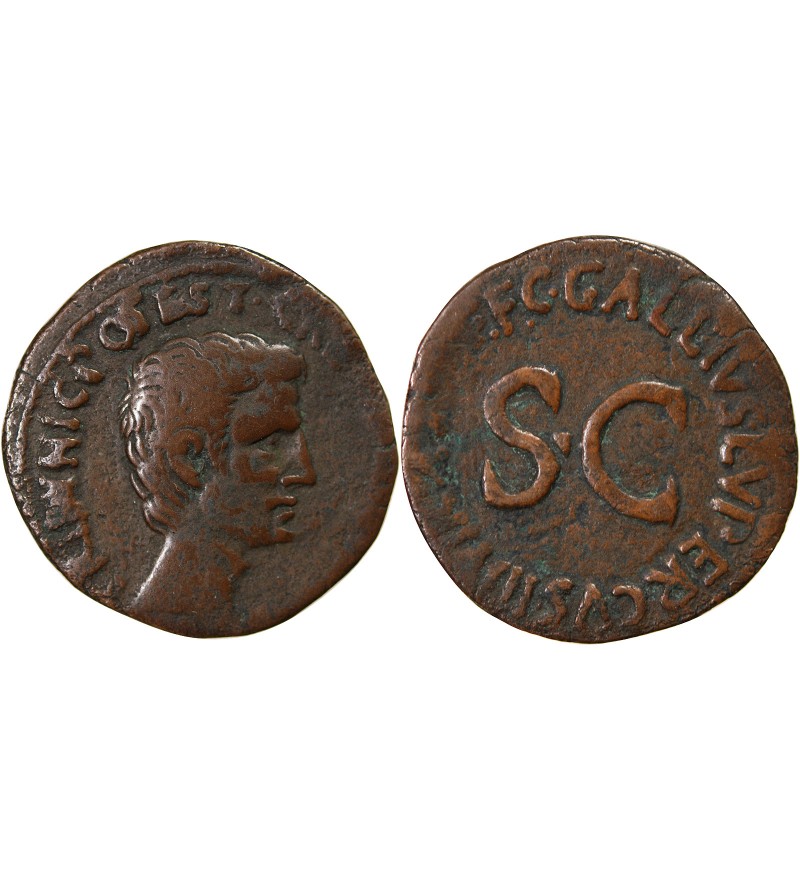 AUGUSTE, GALLIUS LUPERCUS - AS 16 AV JC ROME