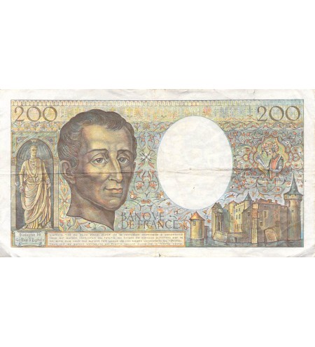 FRANCE, MONTESQUIEU - 200 FRANCS 1983 - SÉRIES VARIÉES - TB à TB+
