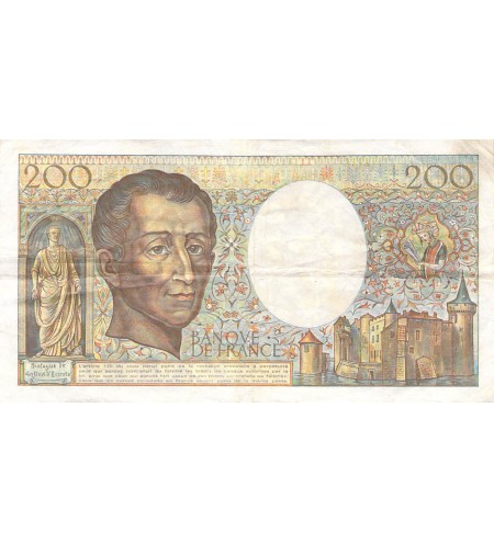 FRANCE, MONTESQUIEU - 200 FRANCS 1983 - SÉRIES VARIÉES - TTB