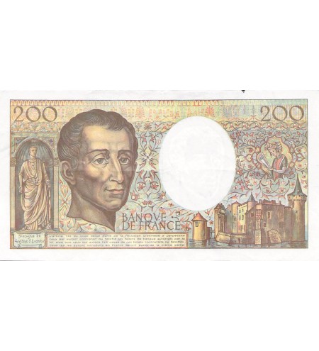 FRANCE, MONTESQUIEU - 200 FRANCS 1992 - SÉRIE H.134 - TTB+