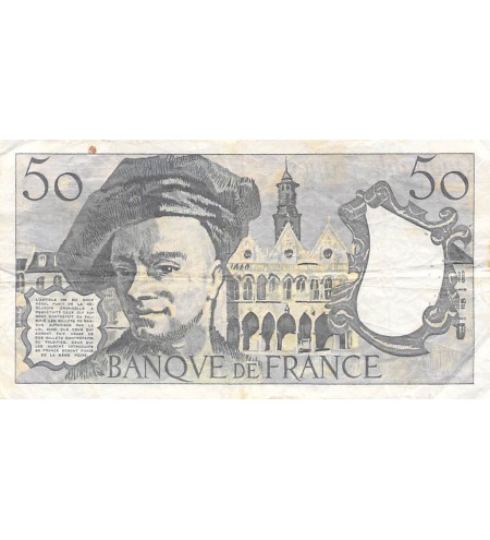 FRANCE, QUENTIN DE LA TOUR - 50 FRANCS 1977 - SÉRIES VARIÉES - TB à TB+