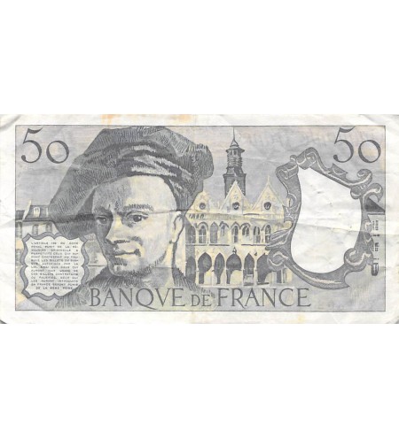 FRANCE, QUENTIN DE LA TOUR - 50 FRANCS 1979 - SÉRIES VARIÉES - TB à TB+