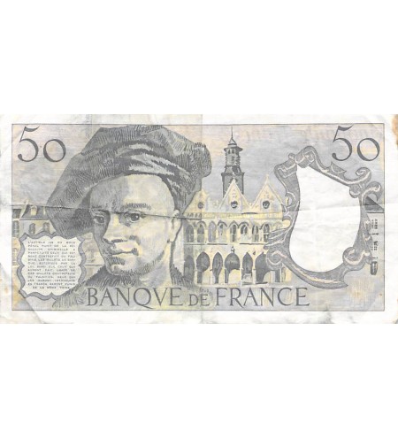 FRANCE, QUENTIN DE LA TOUR - 50 FRANCS 1983 - SÉRIES VARIÉES - TB à TB+
