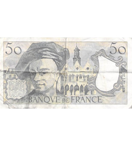 FRANCE, QUENTIN DE LA TOUR - 50 FRANCS 1985 - SÉRIES VARIÉES - TB à TB+