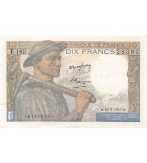 FRANCE - 10 FRANCS MINEUR 10/03/1949 - SUP 2
