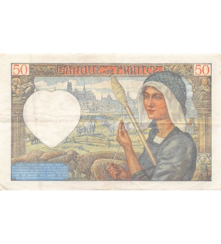 FRANCE - 50 FRANCS JACQUES COEUR 13/02/1941 - TTB
