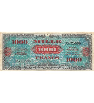 IMPRESSION AMERICAINE - 1000 FRANCS DRAPEAU Type 1944 - TB+