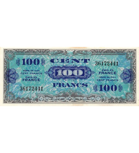 IMPRESSION AMERICAINE - 100 FRANCS DRAPEAU Type 1944 - SUP