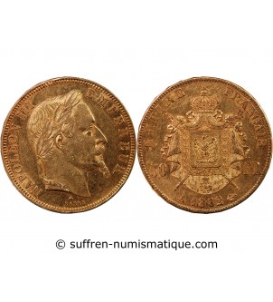 NAPOLEON III ﻿- 50 FRANCS OR 1862 A PARIS﻿