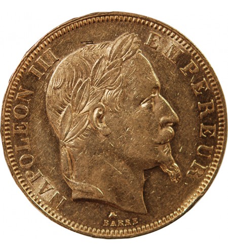 NAPOLEON III ﻿- 50 FRANCS OR 1862 A PARIS﻿