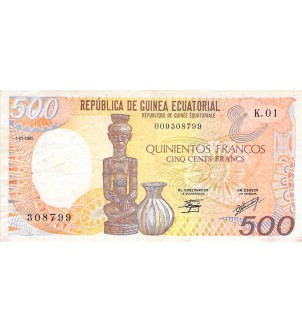GUINÉE ÉQUATORIALE - 500 FRANCOS 01/01/1985