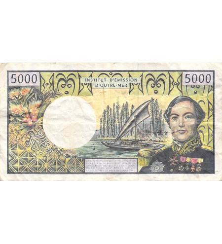 POLYNESIE FRANCAISE - 5000 FRANCS 1996 BOUGAINVILLE
