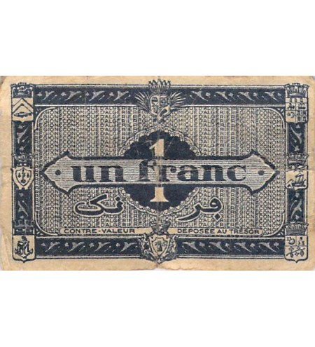 ALGERIE - 1 FRANC 1944 1er tirage
