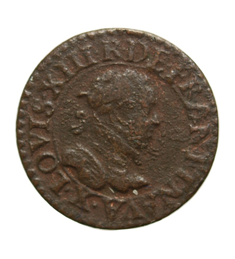 LOUIS XIII - DOUBLE TOURNOIS 1615 X AMIENS