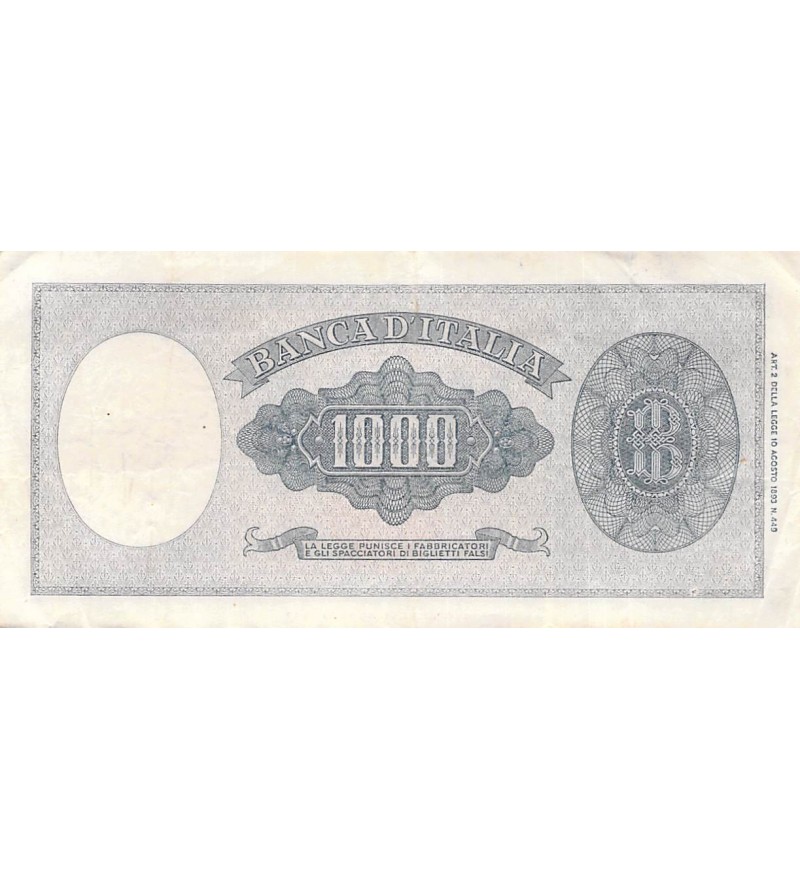 ITALIE - 1000 LIRE 10/02/1948